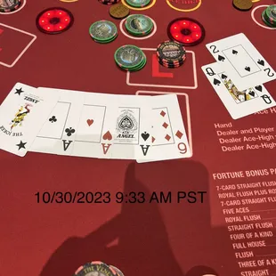 Victory Coin and the Royal Flush Medallion on my jeans belt loop