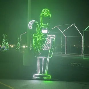 Light show. Nutcracker