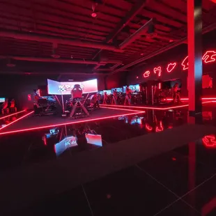 View from the couch waiting area