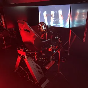 Higher tier, triple monitor sim. Definitely for more experienced drivers!