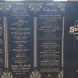 Menu part 2 as of 3/1/22