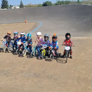 At the race track at manteca spreckles bmx track