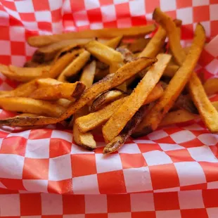 Fries with a sprinkle of sugar?