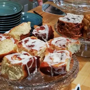 Homemade cinnamon buns