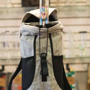 A dime Bag with a World Peace waterpipe! Located at 1001 e. University