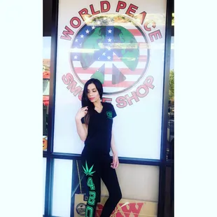 A customer showing us some love! World Peace