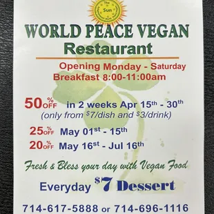 Update new Happy Hours