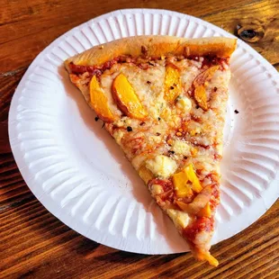 Peach Pizza