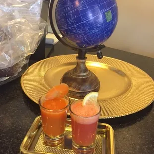 From our Wellness beverage menu - VitaCarrot Juice &amp; Watermelon Delight. #stayHealthy