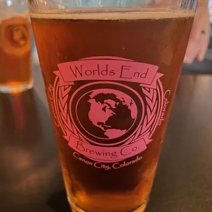 a pint of beer
