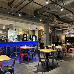 the interior of a restaurant