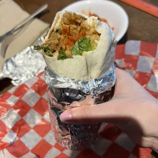 Korean "BBQ" Beef Short Ribs Bangkok Burrito