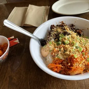 Korean BBQ Beef Yum Yum Rice Bowl