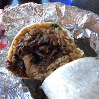 Korean "BBQ" Beef Short Ribs Bangkok Burrito