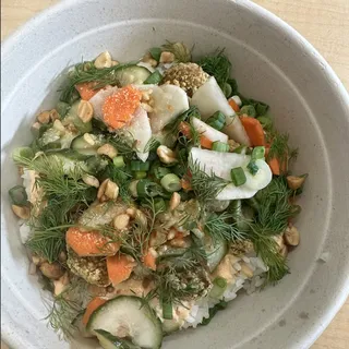 Hanoi Turmeric Dill Fish Yum Yum Rice Bowl