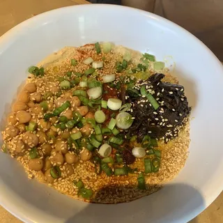 Mushroom & Chickpea Hummus Bowl (vegan)