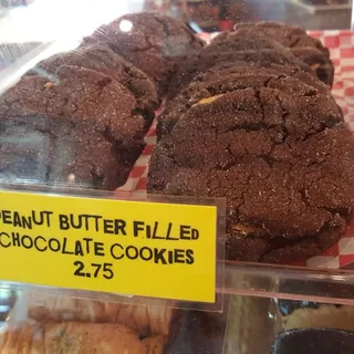 Peanut Butter Filled Chocolate Cookie