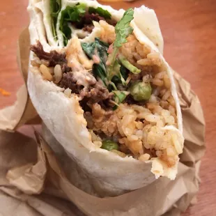 Korean BBQ burrito is the best