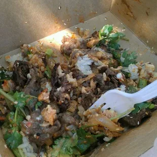 Korean short rib yum yum bowl. I could eat this daily.