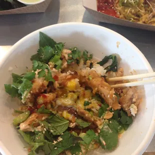 Getting down into the bowl