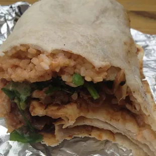 Short beef ribs burrito  10 out of 10