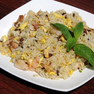 Malaysia Shrimp &amp; Beef Fried Rice