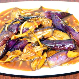 Eggplant with Spicy Garlic Sauce