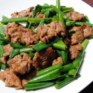 Beef with Green Onion