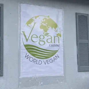 a sign on the side of a building