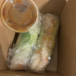 Spring rolls to go
