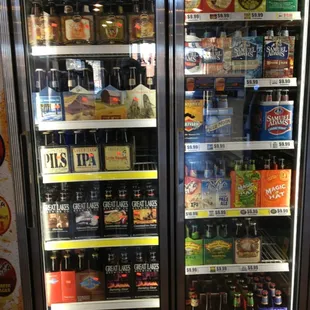 a refrigerator full of beer