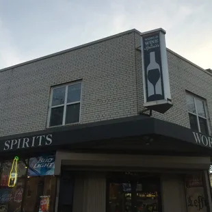the outside of a building