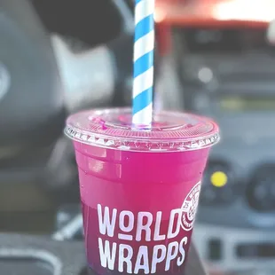 Pomegranate Juice with Boba :)