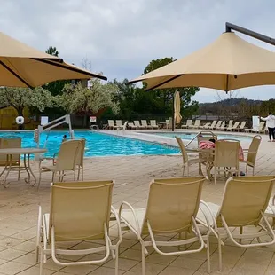 One of the pools this one is near the office