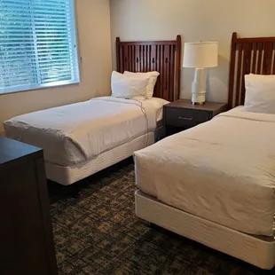 Two twins in 2nd bedroom.