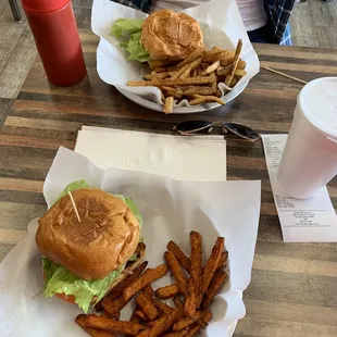 The owner thinks that sweet potatoes fill you up more therefore she demand from the employees to serve less.