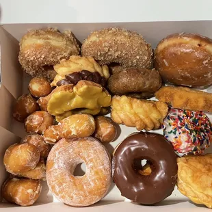 a variety of doughnuts