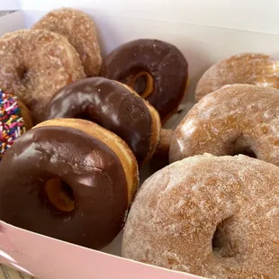 a variety of doughnuts