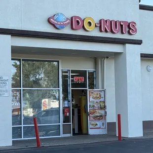 Outside of the establishment.