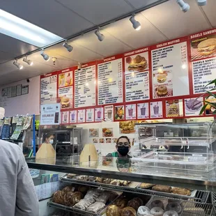 Menu as of March 2022
