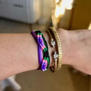 Handmade fabric bracelet