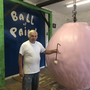 Paint ball compared to baseball