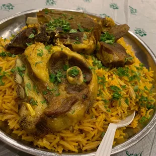 Lamb mandi!! Very flavorful and tender!