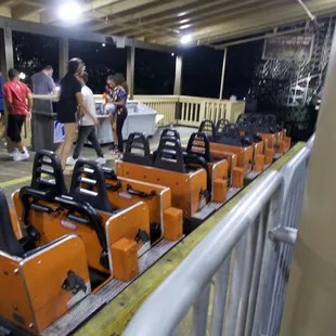 One of Timber Wolf's trains before boarding on