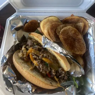 4. Philly Steak Sandwich