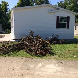 One of the new houses