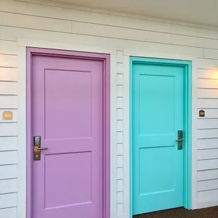 Pastel doors