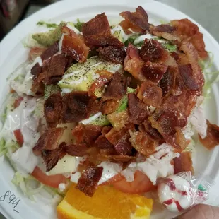 BLTA bowl/plate made by Marcie. :)