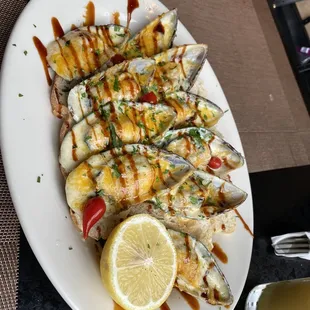 Baked New Zealand Mussels