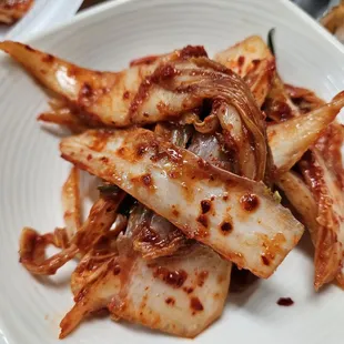 Complimentary kimchi